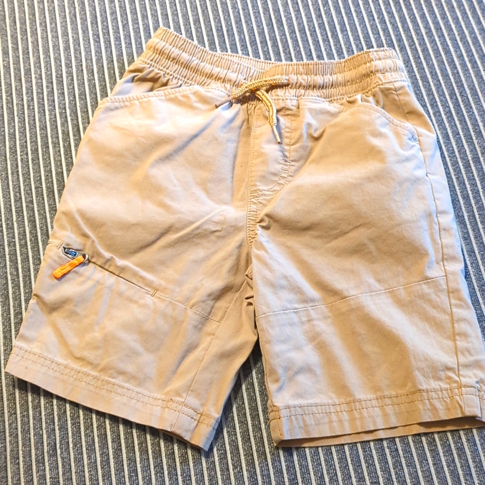 Kids Beige Drawstring shorts